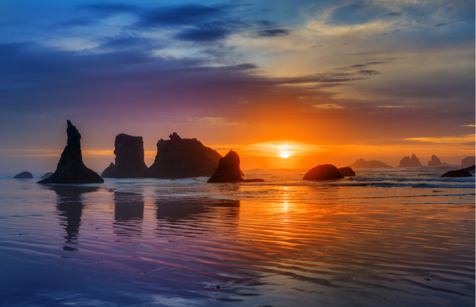 Oregon Coast road trip: Bandon Beach