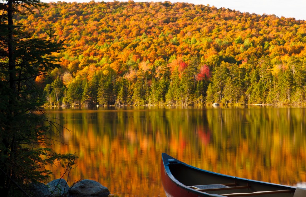 Best places to go in the fall: Pond of Safety in Randolph, New Hampshire